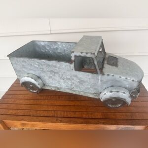 Hobby Lobby Galvanized Metal Truck Decor - Silver